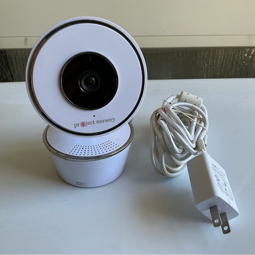 Project Nursery Smart Wi-Fi Baby Monitor Camera White